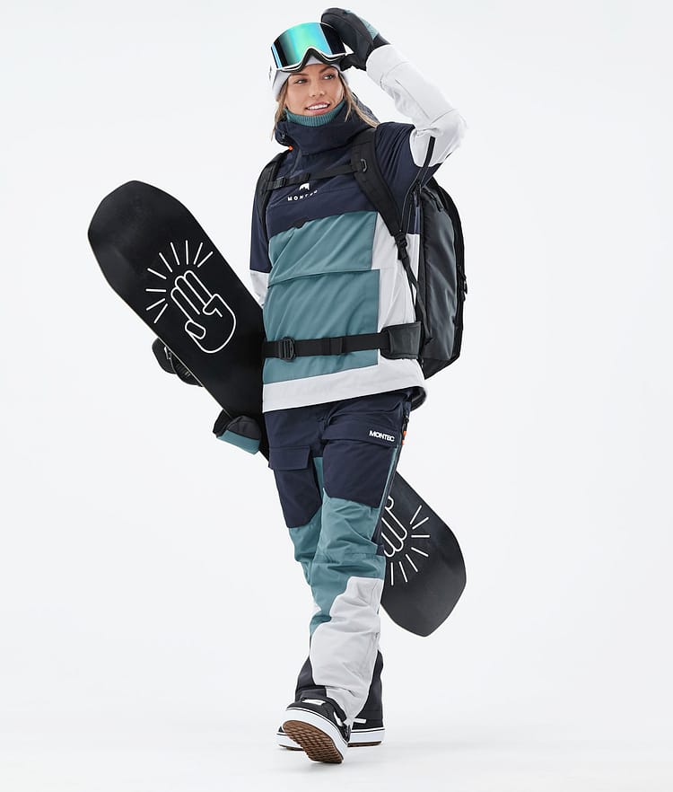 Montec Dune W 21 Chaqueta Snowboard Mujer Marine/Atlantic/Light Grey, Imagen 5 de 11