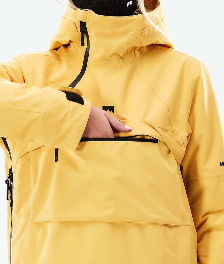Montec Dune W 21 Lyžařská Bunda Dámské Yellow, Obrázek 11 z 11