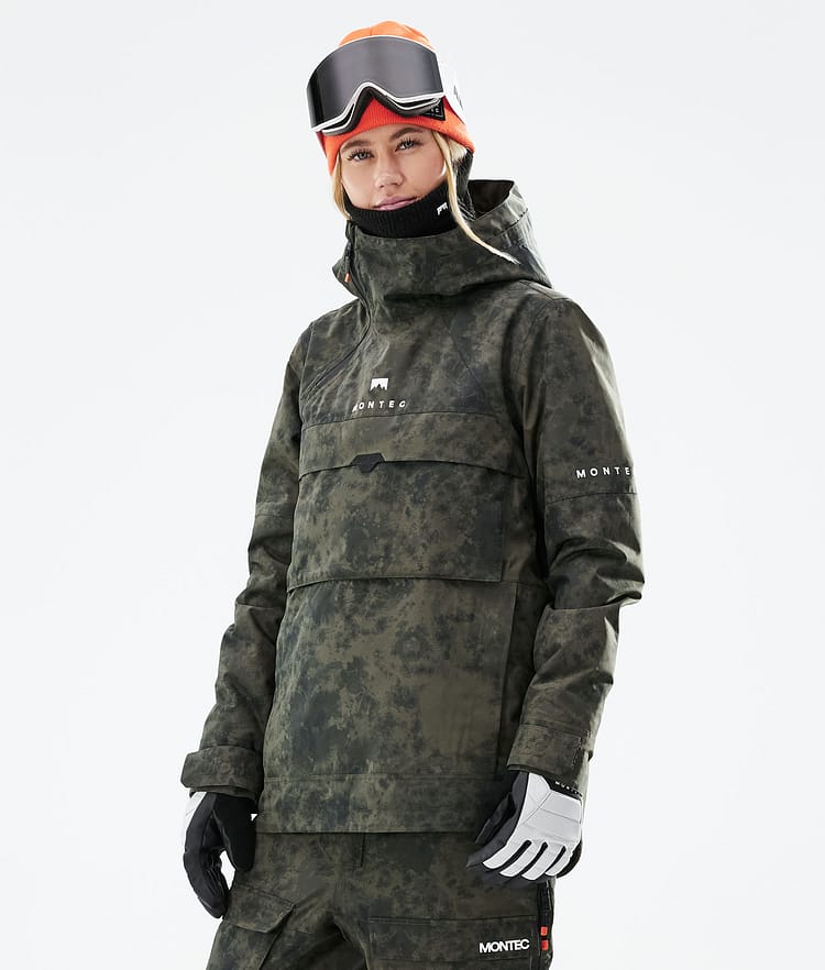 Montec Dune W 21 Lyžařská Bunda Dámské Olive Green Tiedye, Obrázek 1 z 11