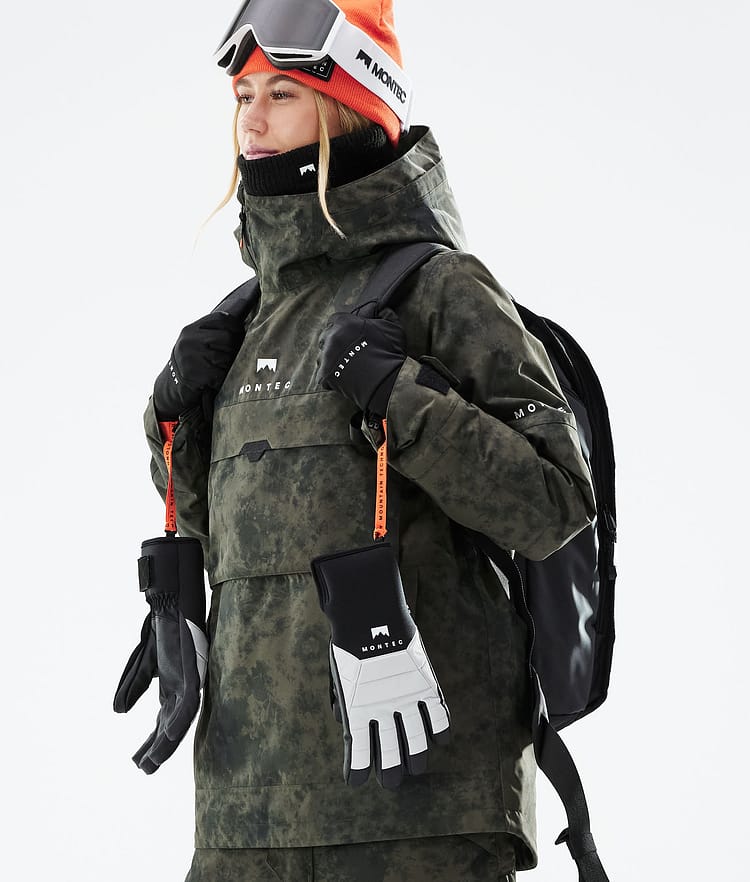 Montec Dune W 21 Kurtka Snowboardowa Kobiety Olive Green Tiedye, Zdjęcie 3 z 11