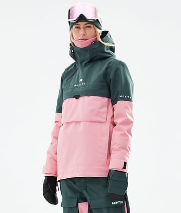 Montec Dune W 21 Kurtka Snowboardowa Kobiety Dark Atlantic/Pink