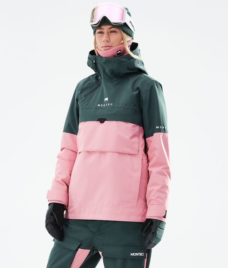 Montec Dune W 21 Lyžařská Bunda Dámské Dark Atlantic/Pink, Obrázek 1 z 10