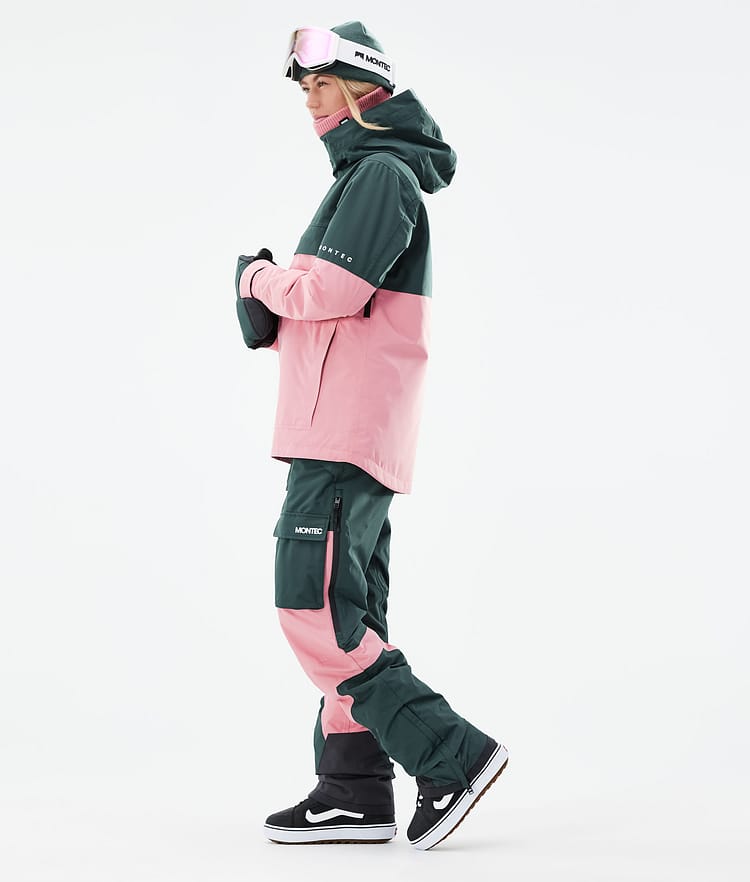 Montec Dune W 21 Chaqueta Snowboard Mujer Dark Atlantic/Pink, Imagen 5 de 10