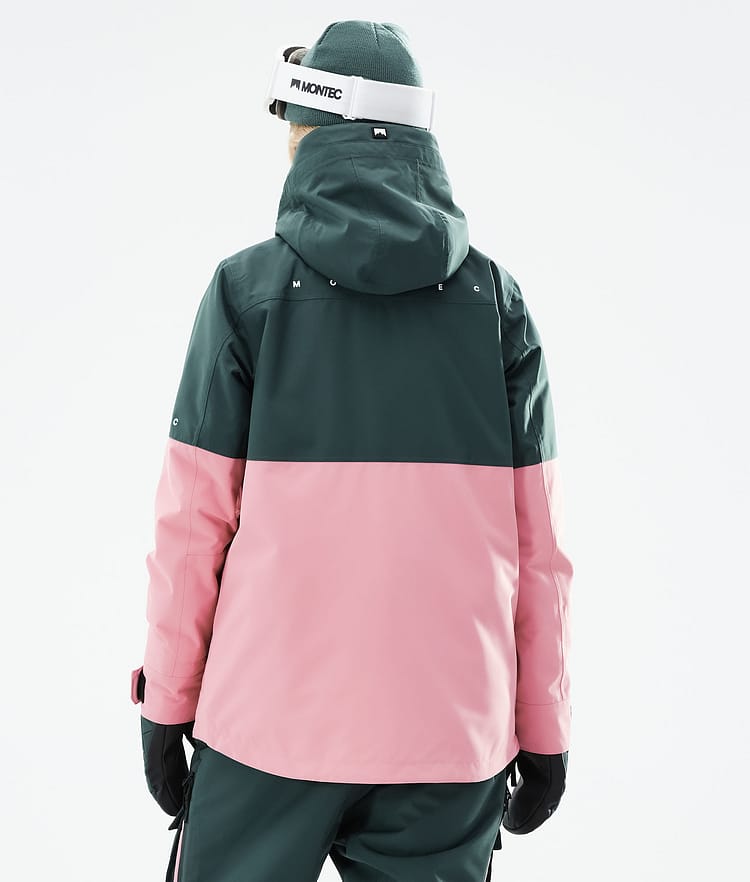 Montec Dune W 21 Lyžařská Bunda Dámské Dark Atlantic/Pink, Obrázek 8 z 10