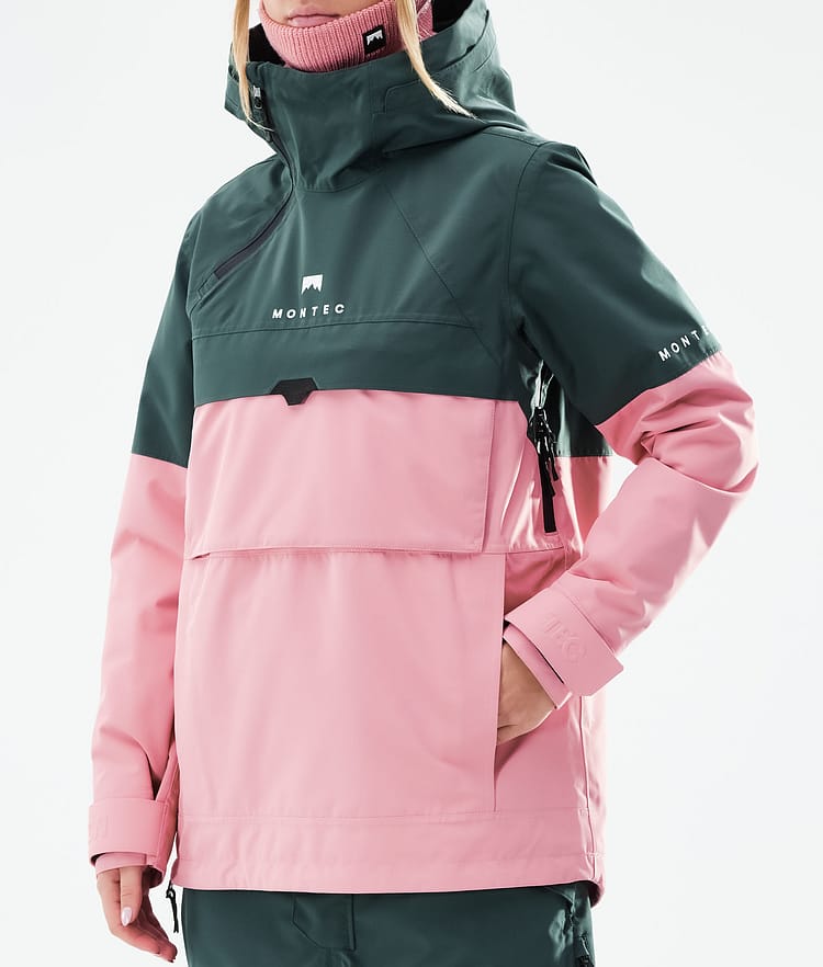 Montec Dune W 21 Lyžařská Bunda Dámské Dark Atlantic/Pink, Obrázek 9 z 10
