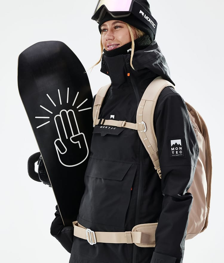 Montec Doom W 21 Bunda na Snowboard Dámské Black, Obrázek 3 z 13