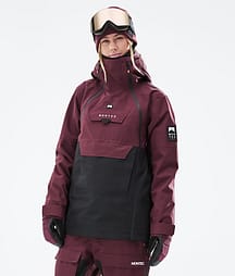 Montec Doom W 21 Kurtka Snowboardowa Kobiety Burgundy/Black