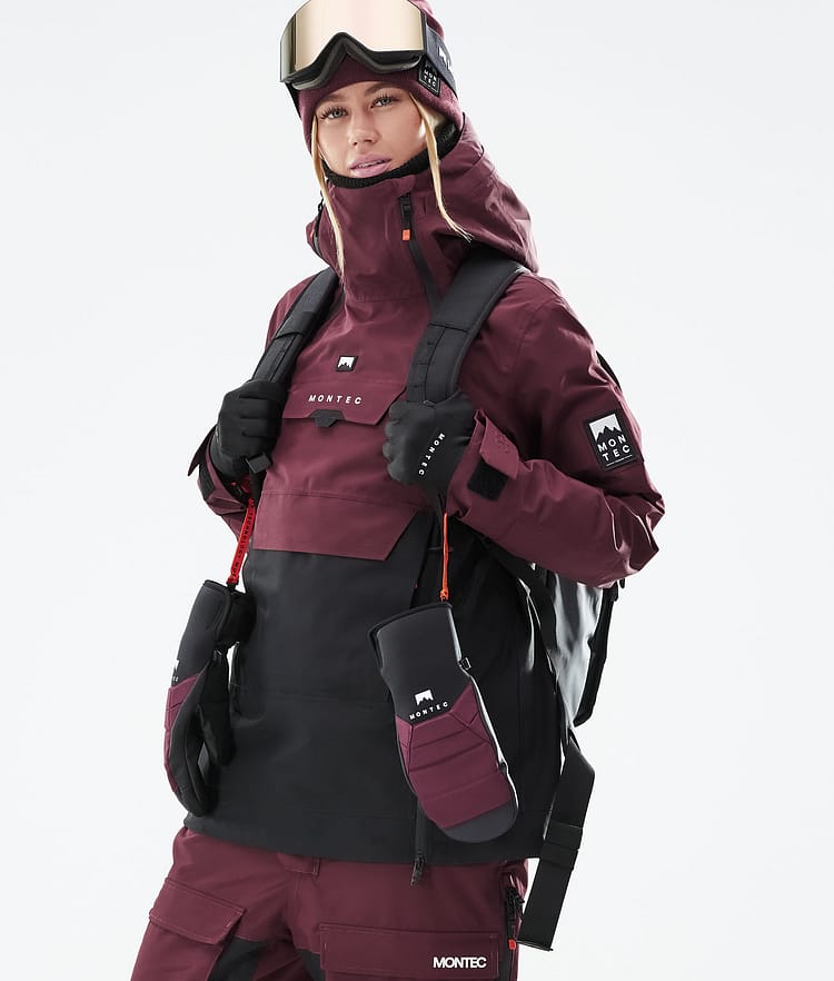 Montec Doom W 21 Bunda na Snowboard Dámské Burgundy/Black, Obrázek 2 z 12