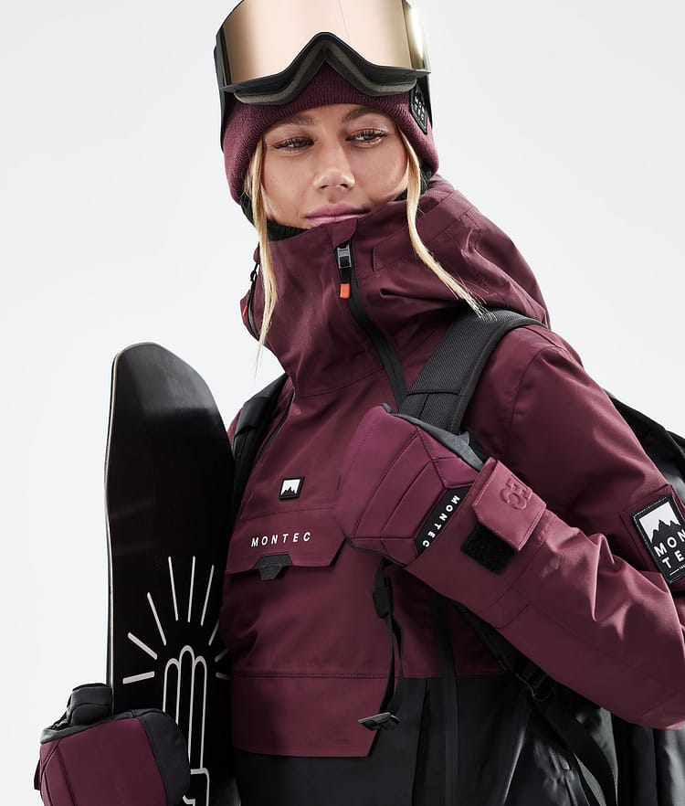 Montec Doom W 21 Bunda na Snowboard Dámské Burgundy/Black, Obrázek 3 z 12