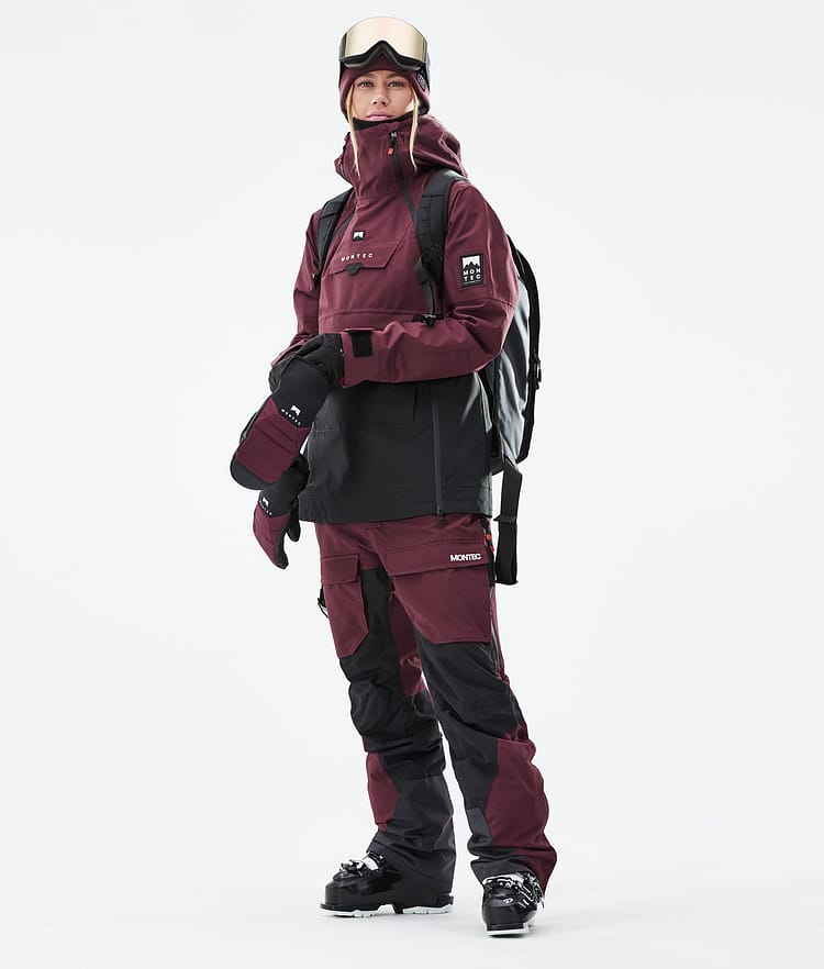 Montec Doom W 2021 Kurtka Narciarska Kobiety Burgundy/Black, Zdjęcie 4 z 12