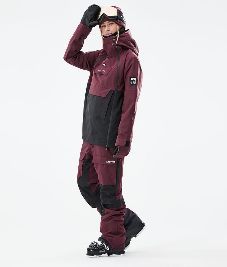 Montec Doom W 2021 Kurtka Narciarska Kobiety Burgundy/Black, Zdjęcie 5 z 12