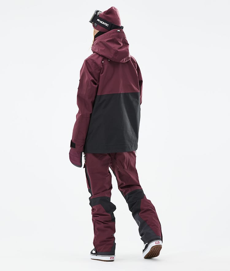 Montec Doom W 21 Bunda na Snowboard Dámské Burgundy/Black, Obrázek 6 z 12