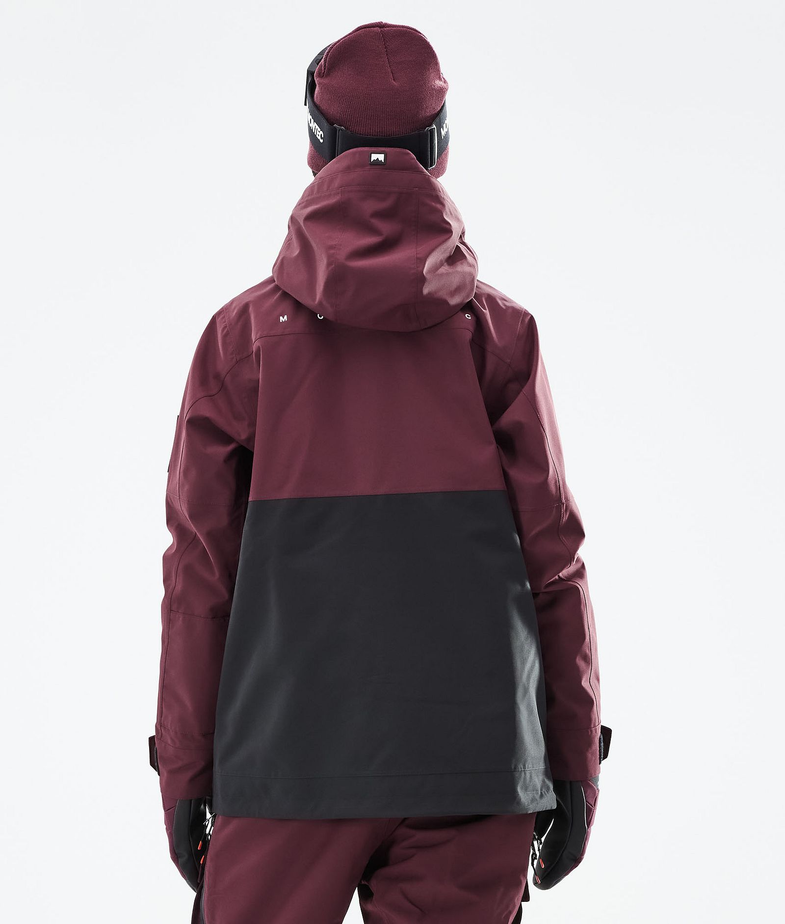 Montec Doom W 2021 Kurtka Narciarska Kobiety Burgundy/Black, Zdjęcie 8 z 12