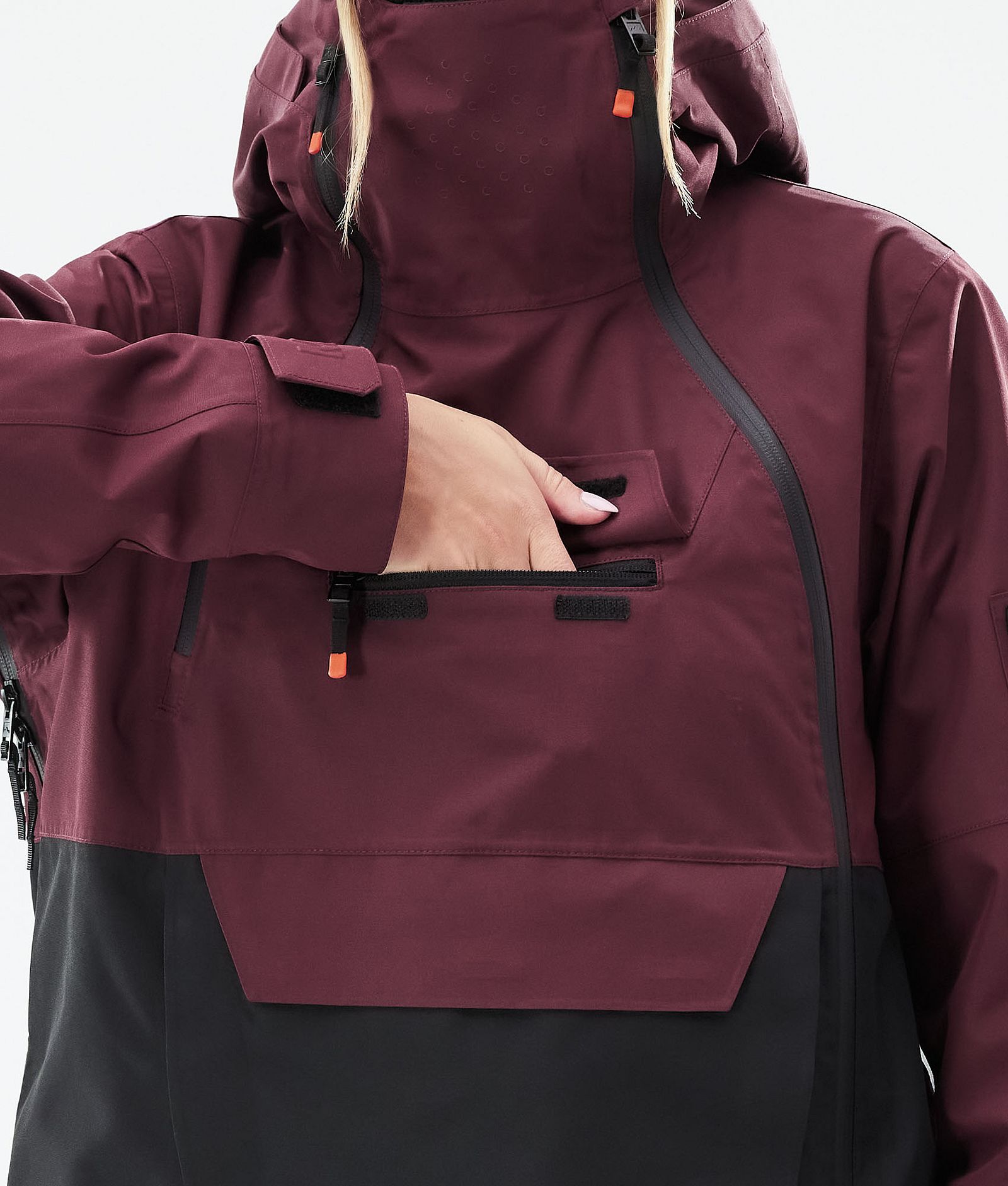 Montec Doom W 2021 Kurtka Narciarska Kobiety Burgundy/Black, Zdjęcie 11 z 12