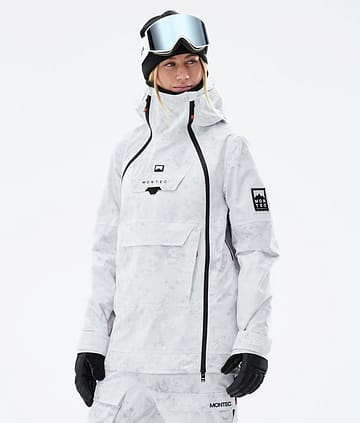 Montec Doom W 21 Kurtka Snowboardowa Kobiety White Tiedye