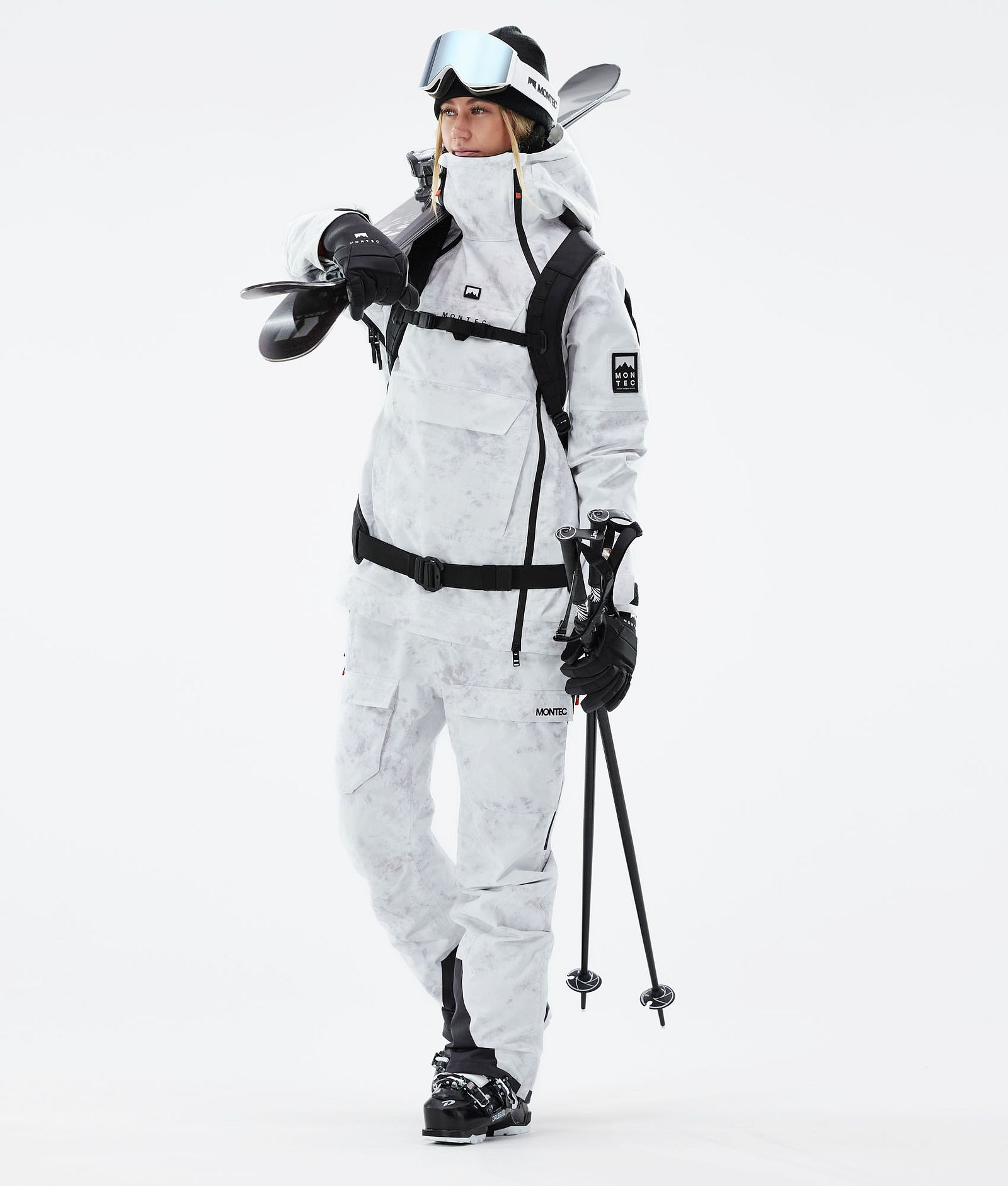 Montec Doom W 2021 Kurtka Narciarska Kobiety White Tiedye, Zdjęcie 4 z 12