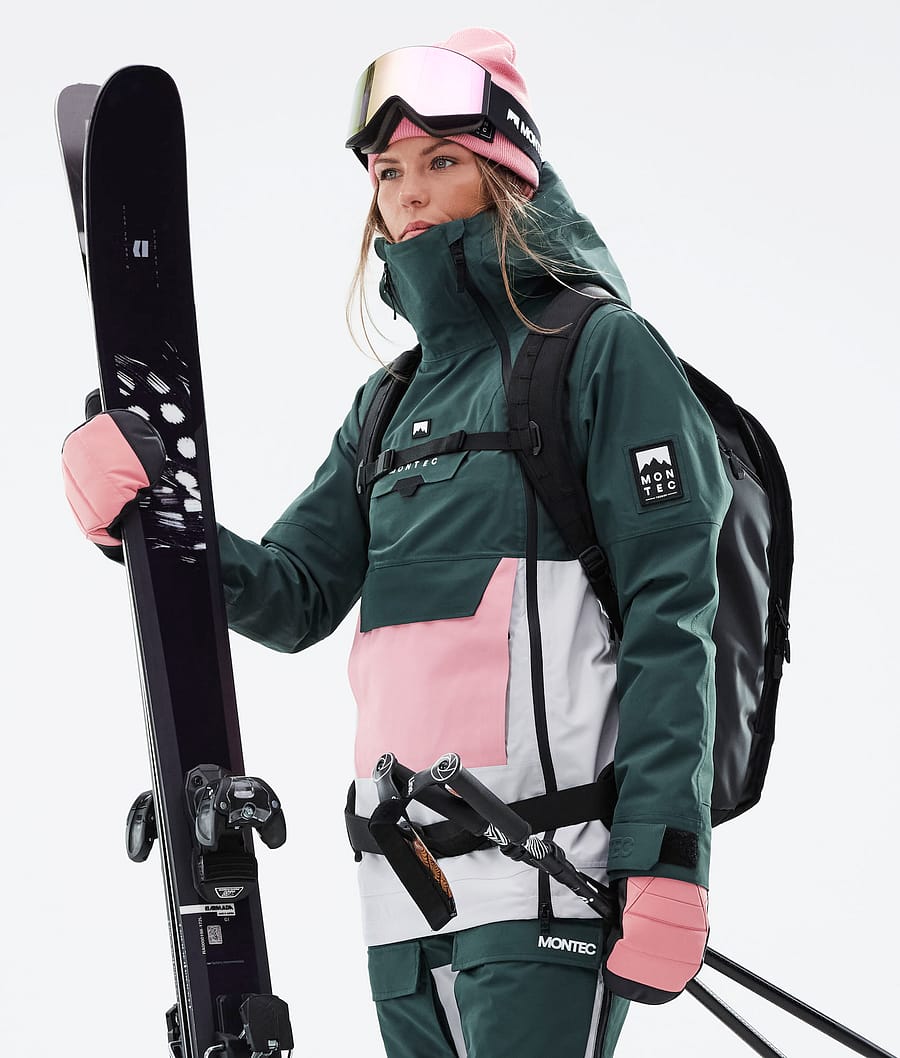 Montec Doom W Veste de Ski Dark Atlantic/Pink/Light Grey