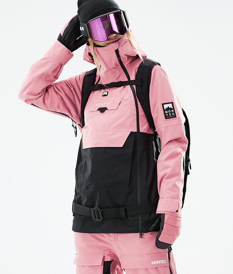 Montec Doom W 21 Bunda na Snowboard Dámské Pink/Black, Obrázek 2 z 13