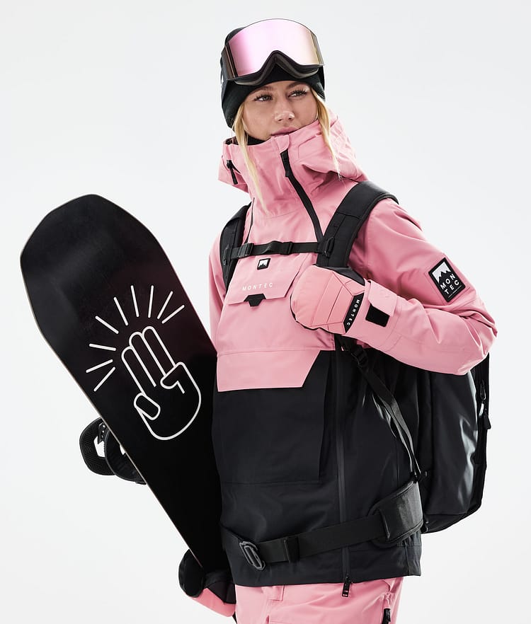 Montec Doom W 21 Bunda na Snowboard Dámské Pink/Black, Obrázek 3 z 13