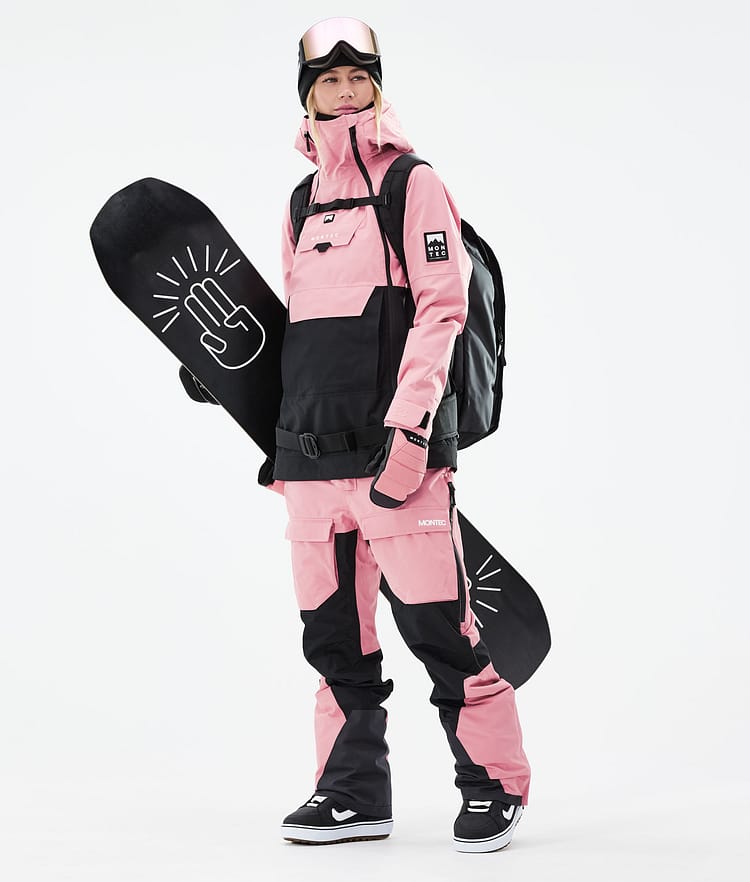 Montec Doom W 21 Bunda na Snowboard Dámské Pink/Black, Obrázek 5 z 13
