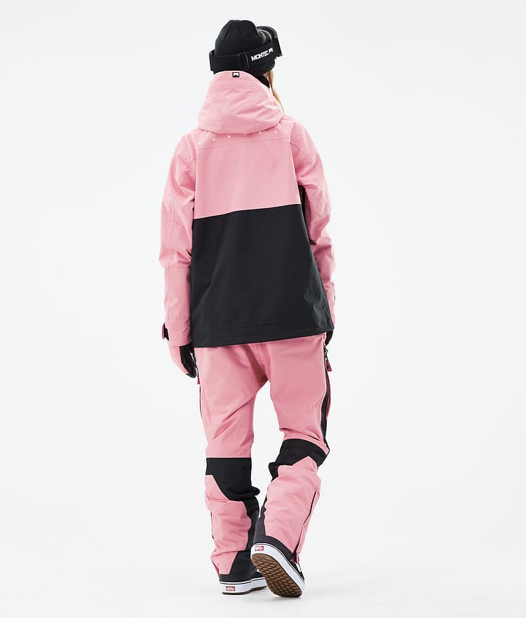 Montec Doom W 21 Bunda na Snowboard Dámské Pink/Black, Obrázek 7 z 13