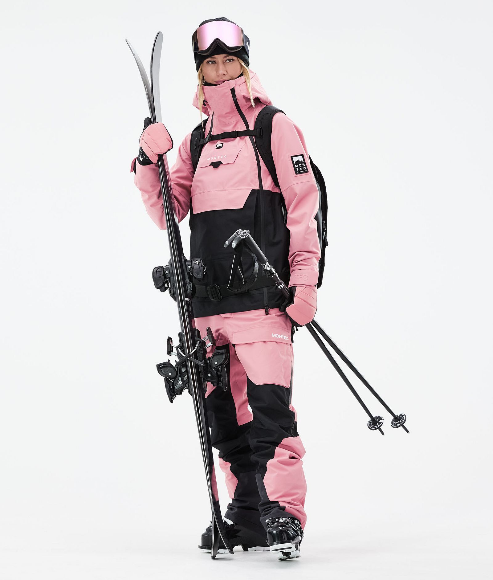 Montec Doom W 2021 Kurtka Narciarska Kobiety Pink/Black, Zdjęcie 8 z 14