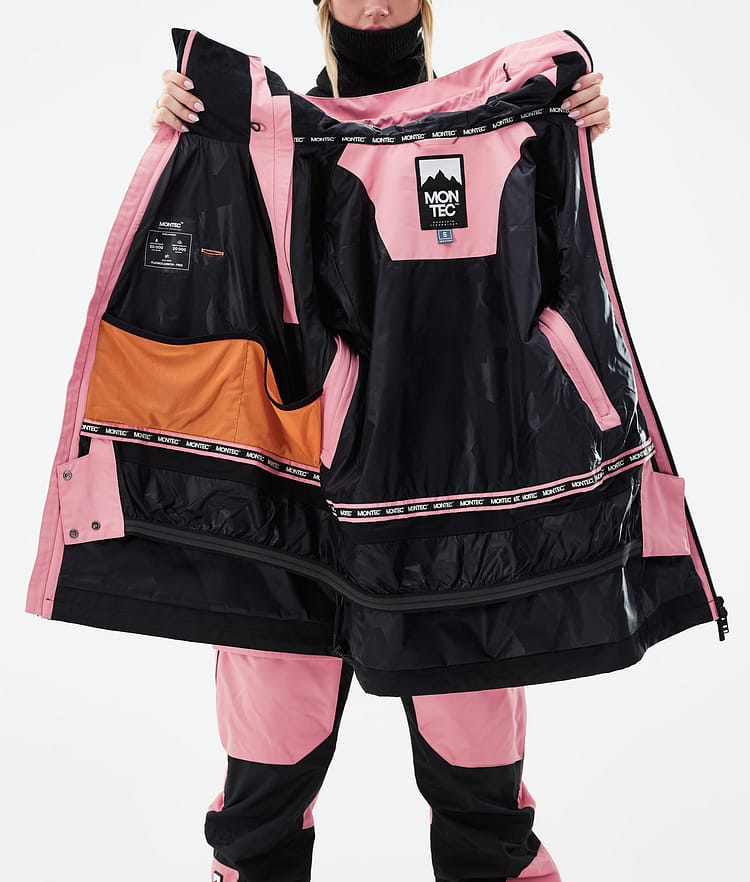Montec Doom W 2021 Kurtka Narciarska Kobiety Pink/Black, Zdjęcie 14 z 14
