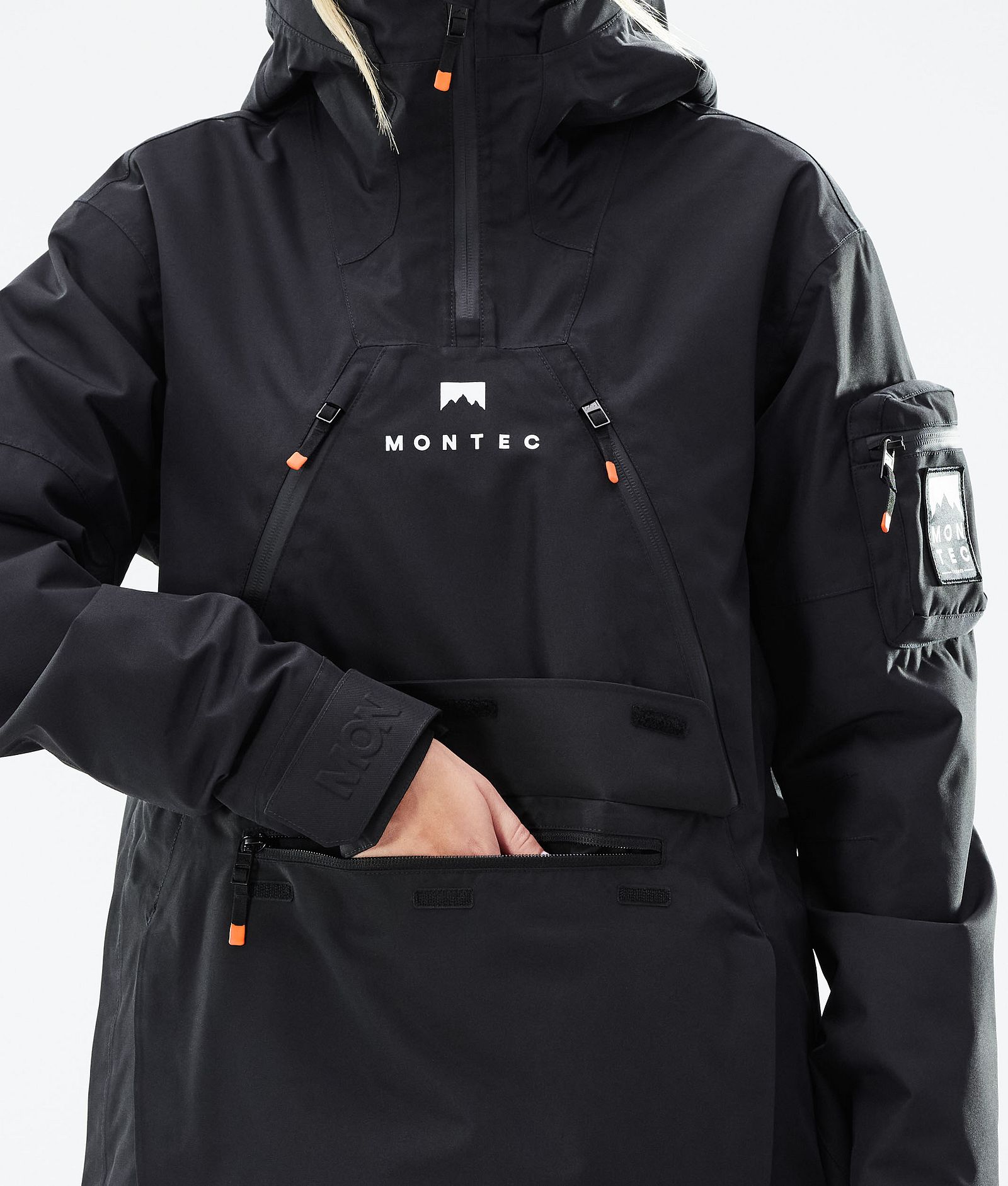 Montec Anzu W Kurtka Narciarska Kobiety Black, Zdjęcie 11 z 12