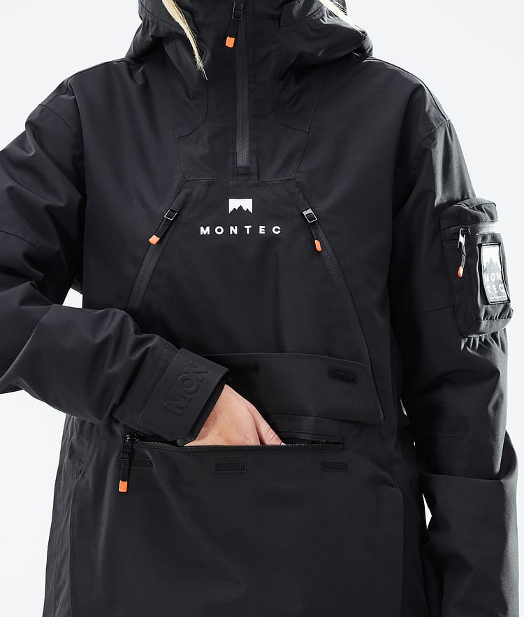 Montec Anzu W Kurtka Narciarska Kobiety Black, Zdjęcie 11 z 12