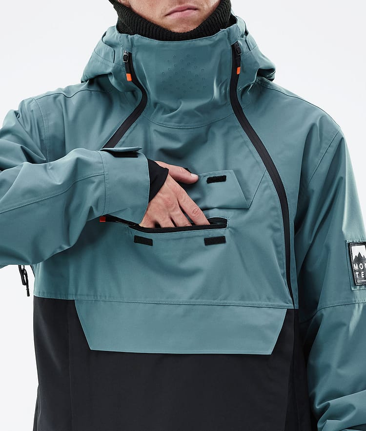 Montec Doom 21 Chaqueta Snowboard Hombre Atlantic/Black, Imagen 12 de 13