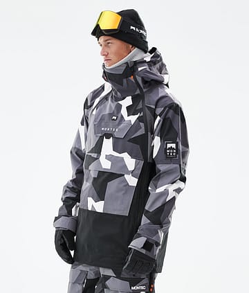 Montec Doom 21 Bunda na Snowboard Pánské Arctic Camo/Black