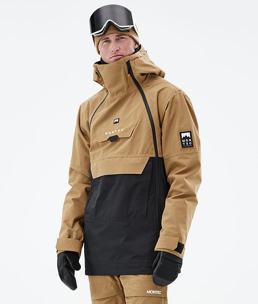 Montec Doom 21 Bunda na Snowboard Pánské Gold/Black