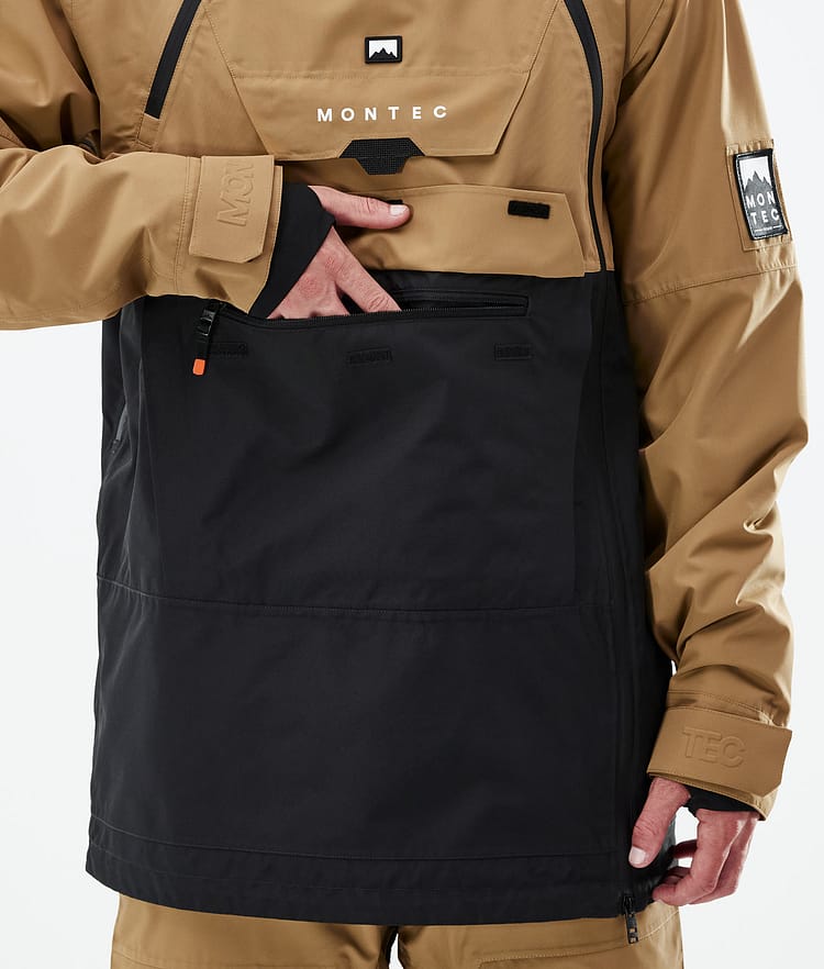 Montec Doom 21 Lyžařská Bunda Pánské Gold/Black, Obrázek 10 z 12