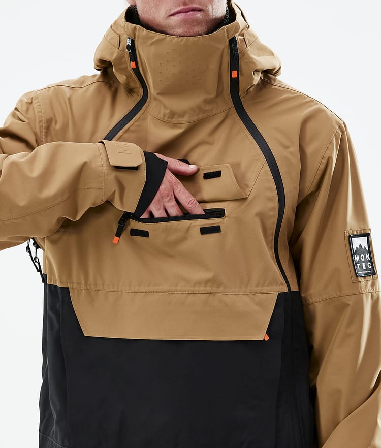 Montec Doom 21 Lyžařská Bunda Pánské Gold/Black, Obrázek 11 z 12