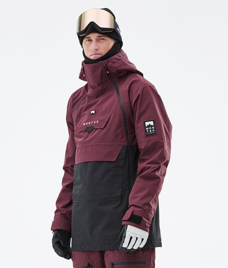 Montec Doom 21 Kurtka Narciarska Mężczyźni Burgundy/Black, Zdjęcie 1 z 13