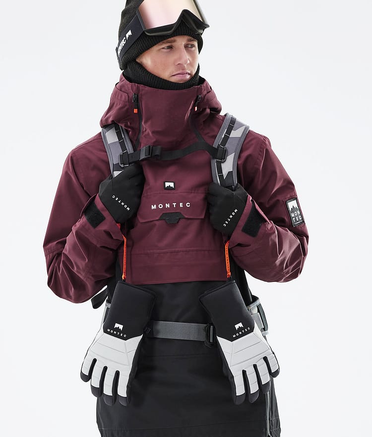 Montec Doom 21 Kurtka Narciarska Mężczyźni Burgundy/Black, Zdjęcie 2 z 13