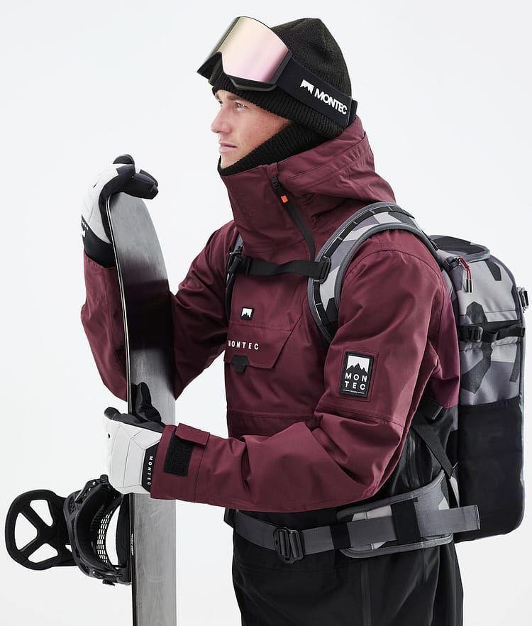 Montec Doom 21 Chaqueta Snowboard Hombre Burgundy/Black, Imagen 4 de 13