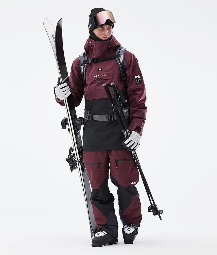 Montec Doom 21 Kurtka Narciarska Mężczyźni Burgundy/Black, Zdjęcie 5 z 13