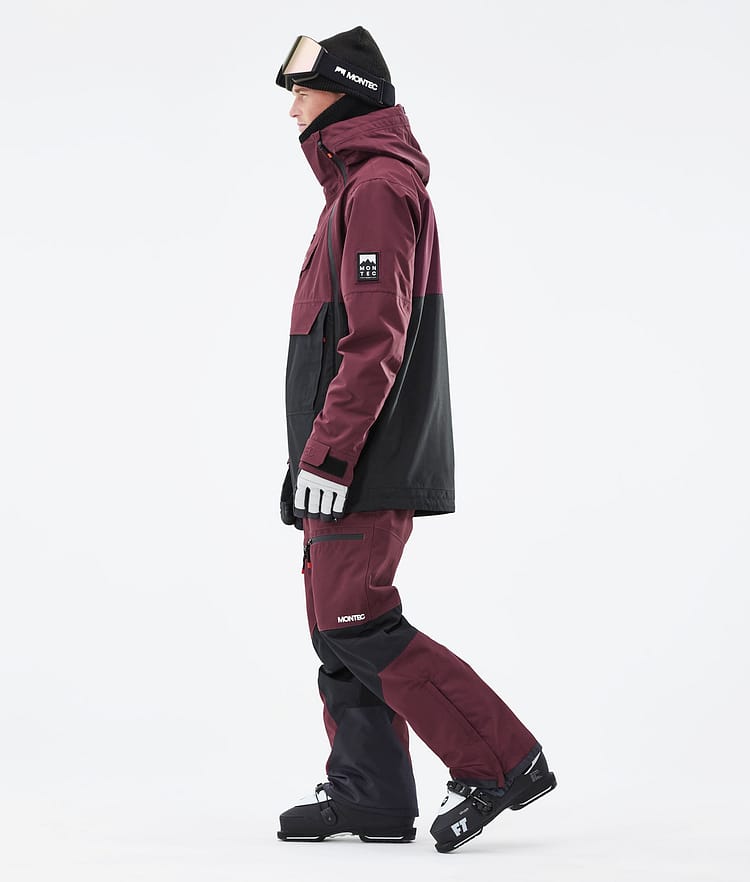 Montec Doom 21 Kurtka Narciarska Mężczyźni Burgundy/Black, Zdjęcie 6 z 13