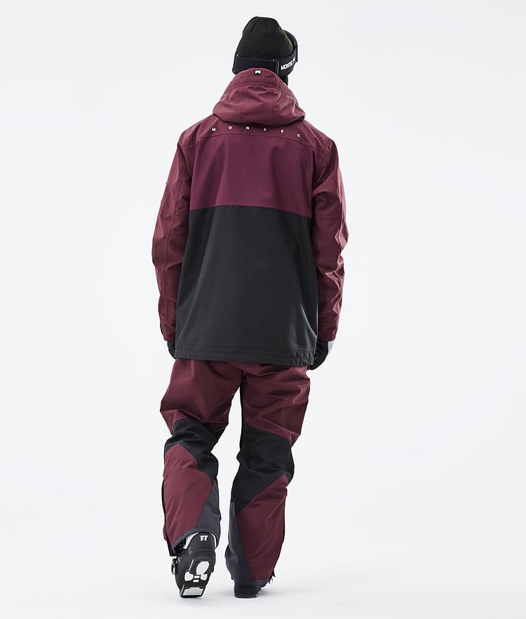 Montec Doom 21 Kurtka Narciarska Mężczyźni Burgundy/Black, Zdjęcie 7 z 13