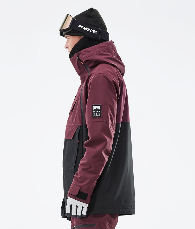 Montec Doom 21 Kurtka Narciarska Mężczyźni Burgundy/Black, Zdjęcie 8 z 13