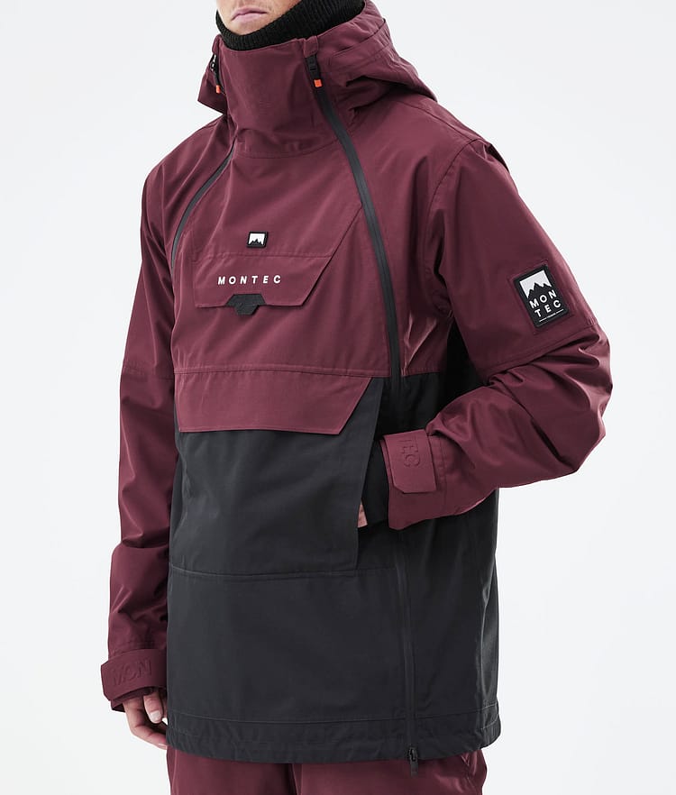 Montec Doom 21 Kurtka Narciarska Mężczyźni Burgundy/Black, Zdjęcie 10 z 13