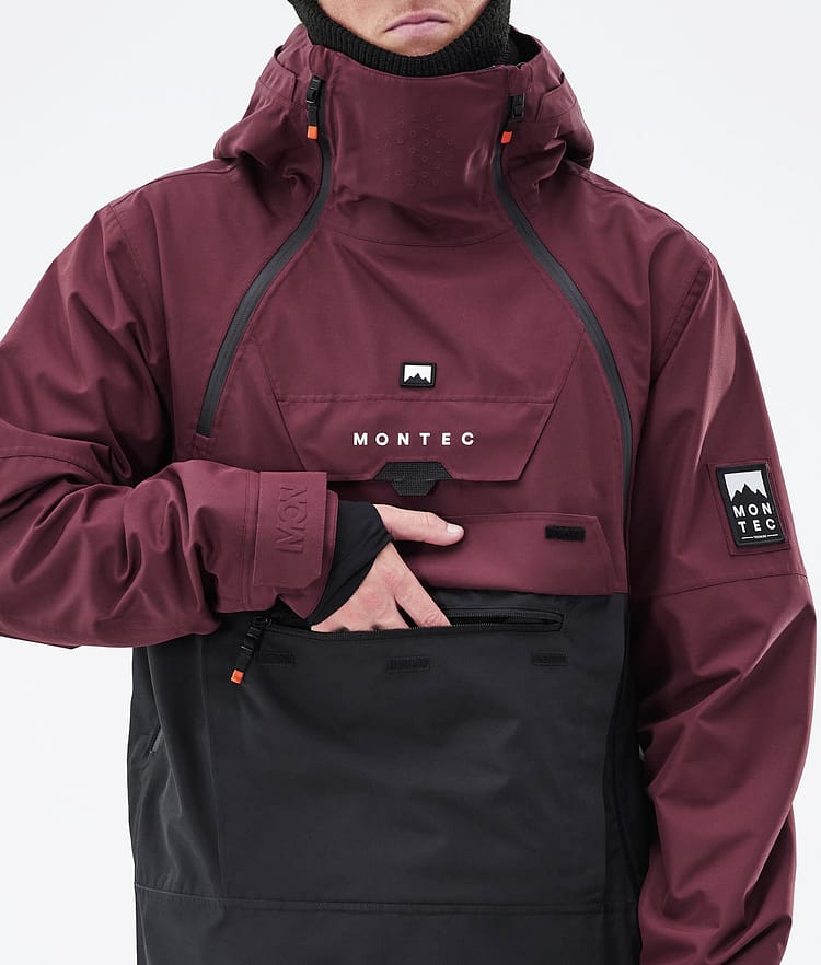 Montec Doom 21 Kurtka Narciarska Mężczyźni Burgundy/Black, Zdjęcie 11 z 13