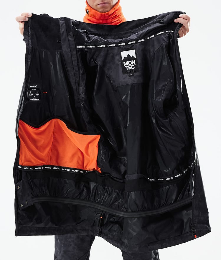 Montec Doom 21 Lyžařská Bunda Pánské Black Tiedye, Obrázek 12 z 12