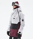 Montec Doom 21 Kurtka Narciarska Mężczyźni Light Grey/Black/Burgundy