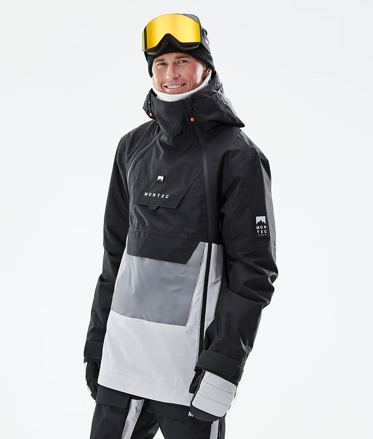 Montec Doom 21 Kurtka Narciarska Mężczyźni Black/Light Pearl/Light Grey, Zdjęcie 1 z 11