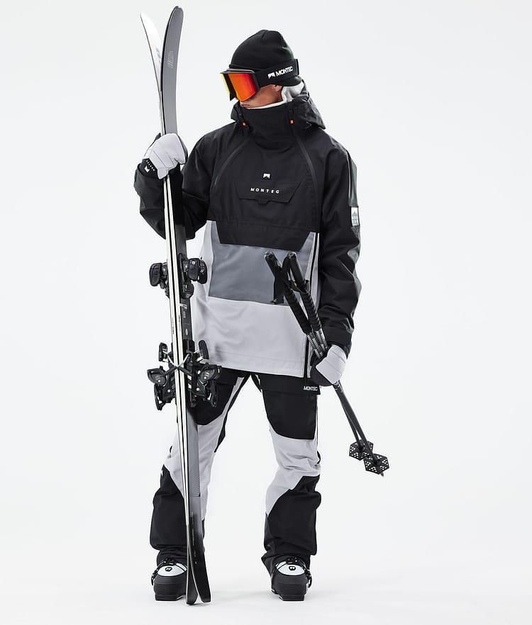 Montec Doom 21 Kurtka Narciarska Mężczyźni Black/Light Pearl/Light Grey, Zdjęcie 4 z 11