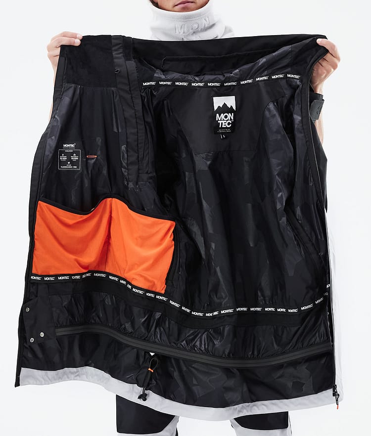 Montec Doom 21 Chaqueta Snowboard Hombre Black/Light Pearl/Light Grey, Imagen 13 de 13