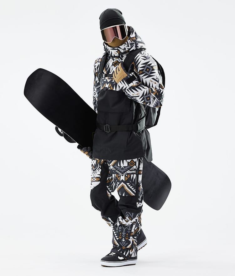 Montec Dune 21 Kurtka Snowboardowa Mężczyźni Komber Gold/Black, Zdjęcie 4 z 10