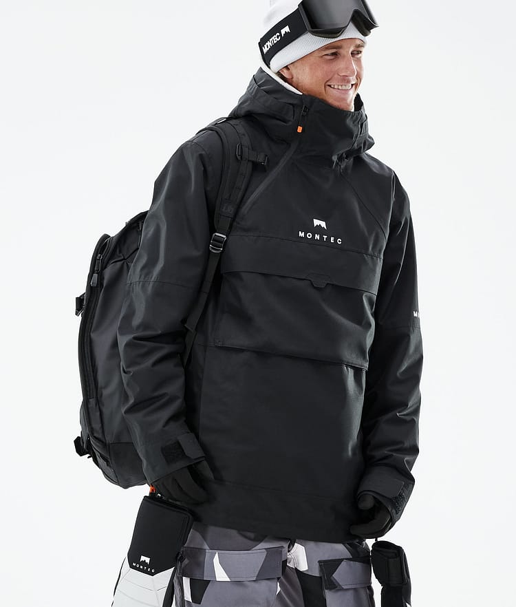 Montec Dune 21 Kurtka Snowboardowa Mężczyźni Black, Zdjęcie 2 z 10